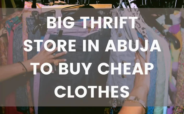 Thrift store in Abuja to buy cheap clothes