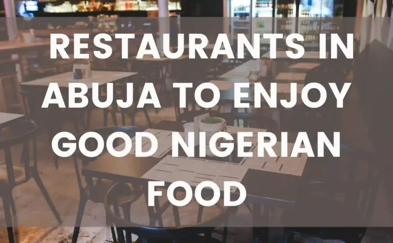 Abuja restaurants with good Nigerian food