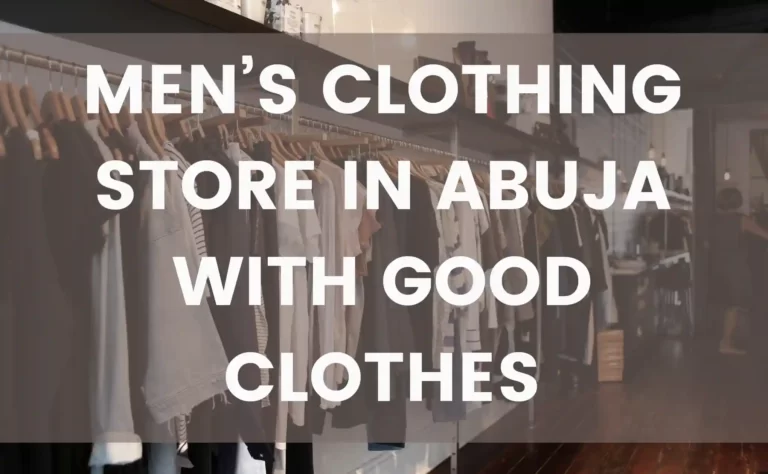 Men's clothing store in Abuja